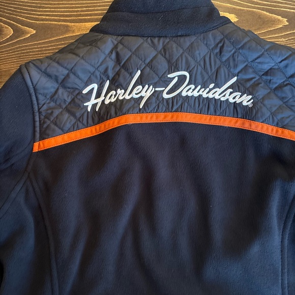 Harley-Davidson Black Zip Up Fleece Jacket - Picture 11 of 12
